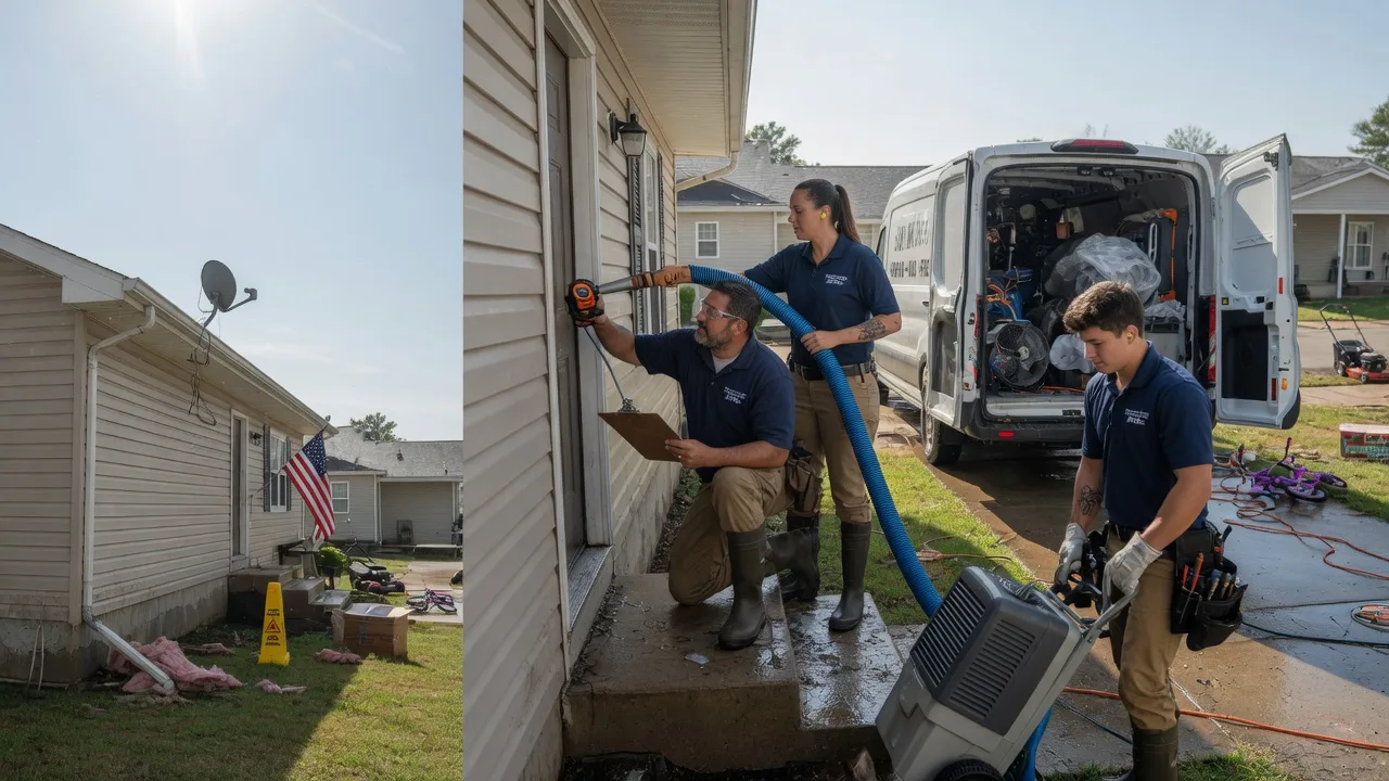 Ceiling Water Damage Restoration in Bernie, MO near me